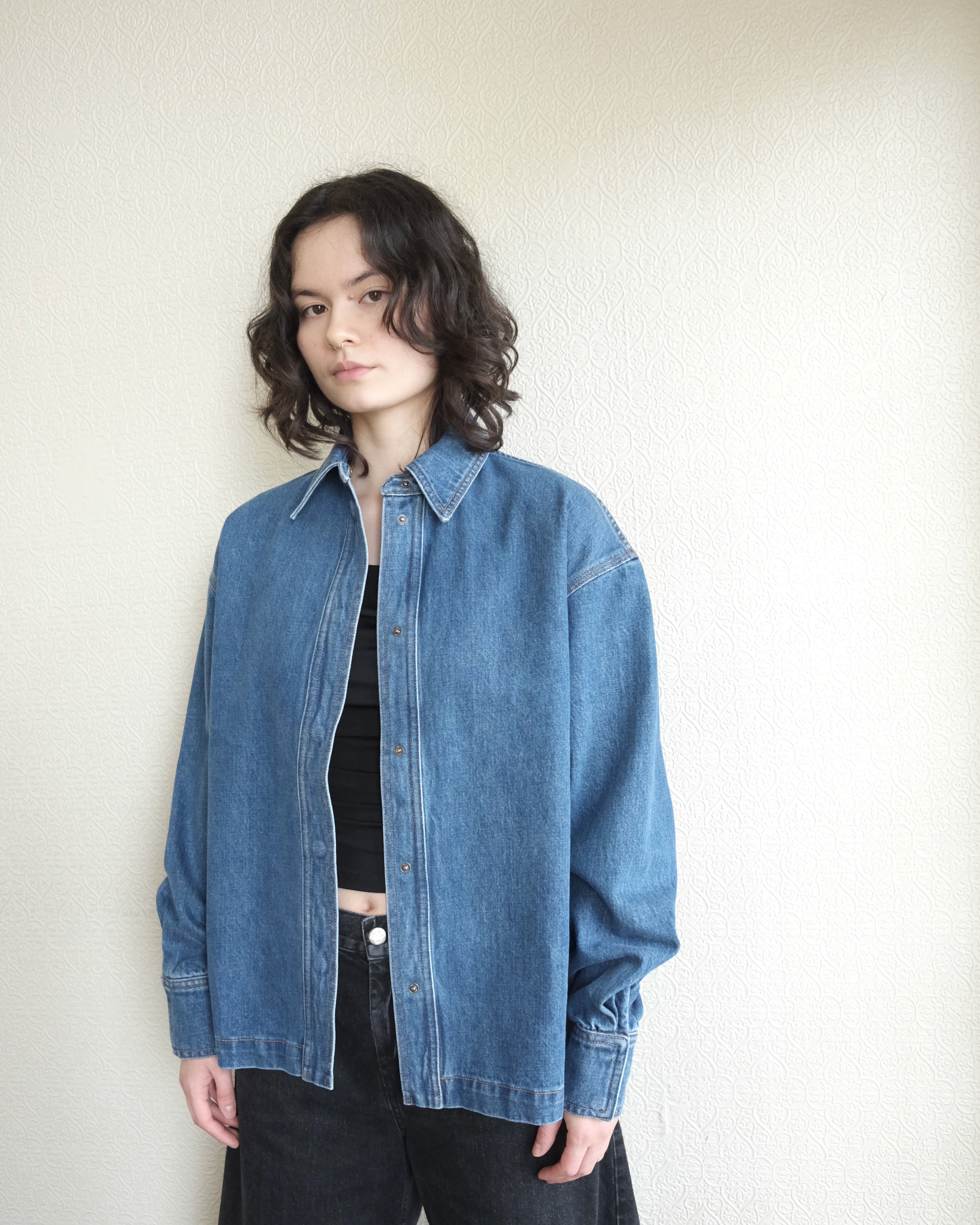 Wade Shirt, Washed Mission Denim