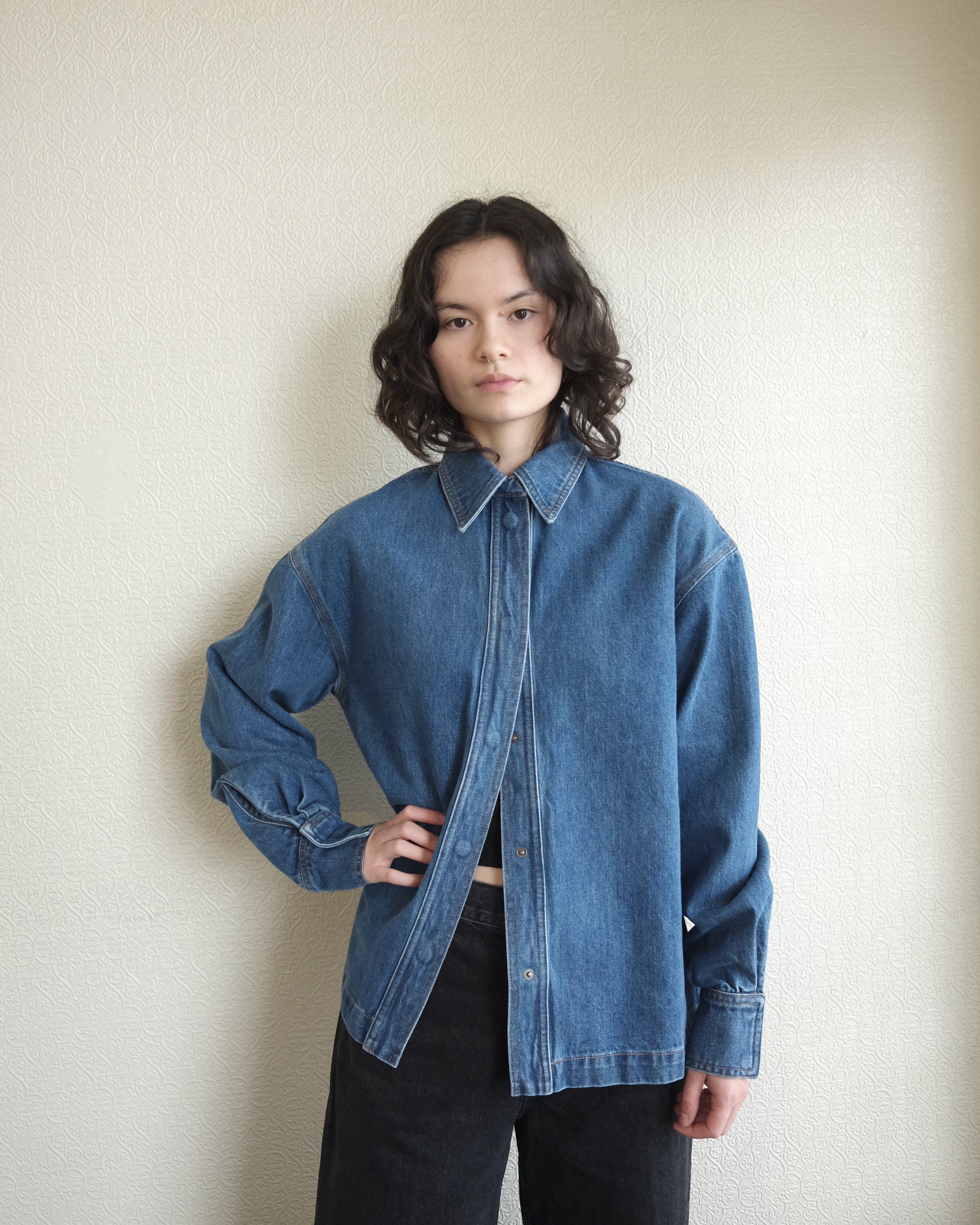 Wade Shirt, Washed Mission Denim