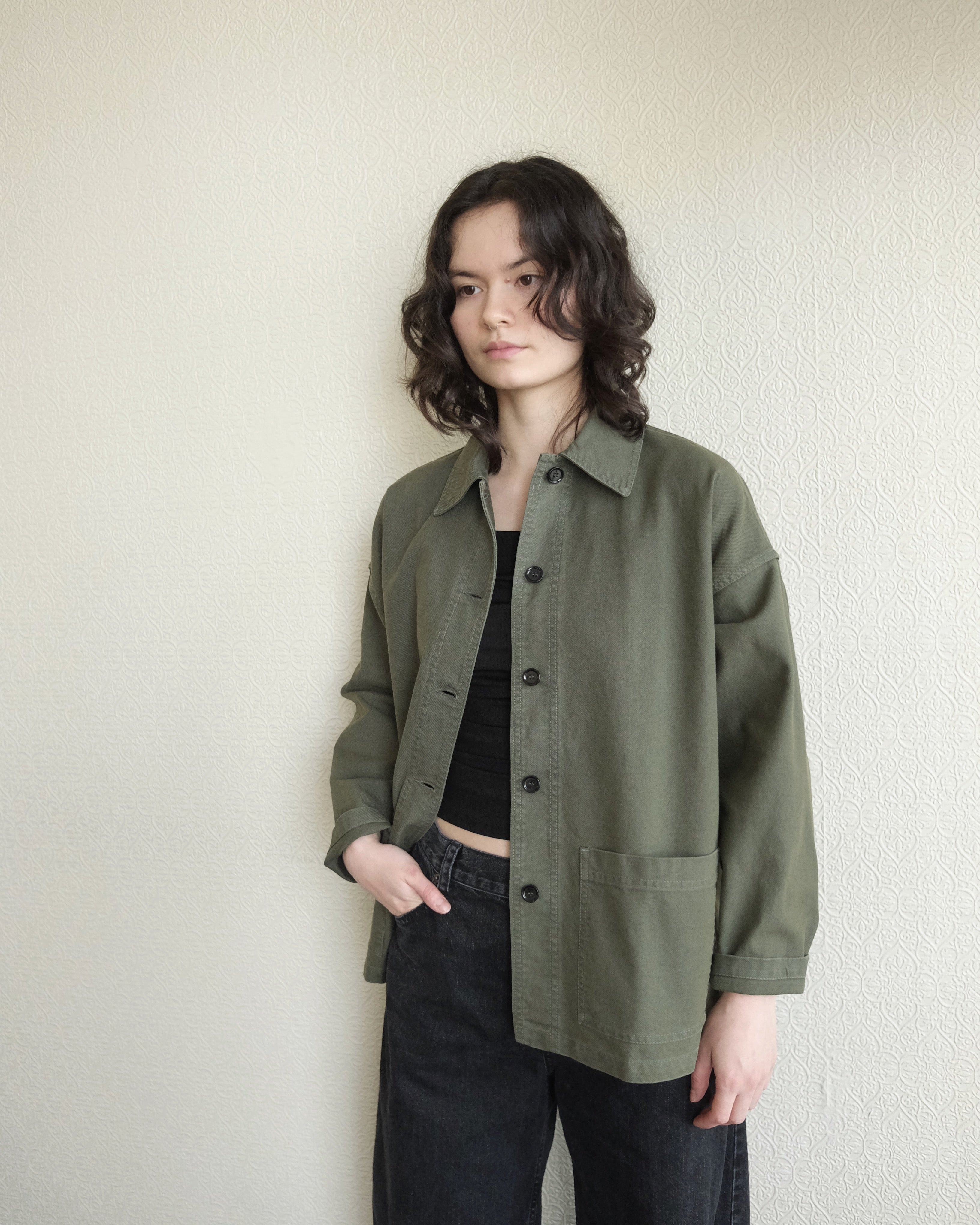 Vetra Oversize Jacket, Jade