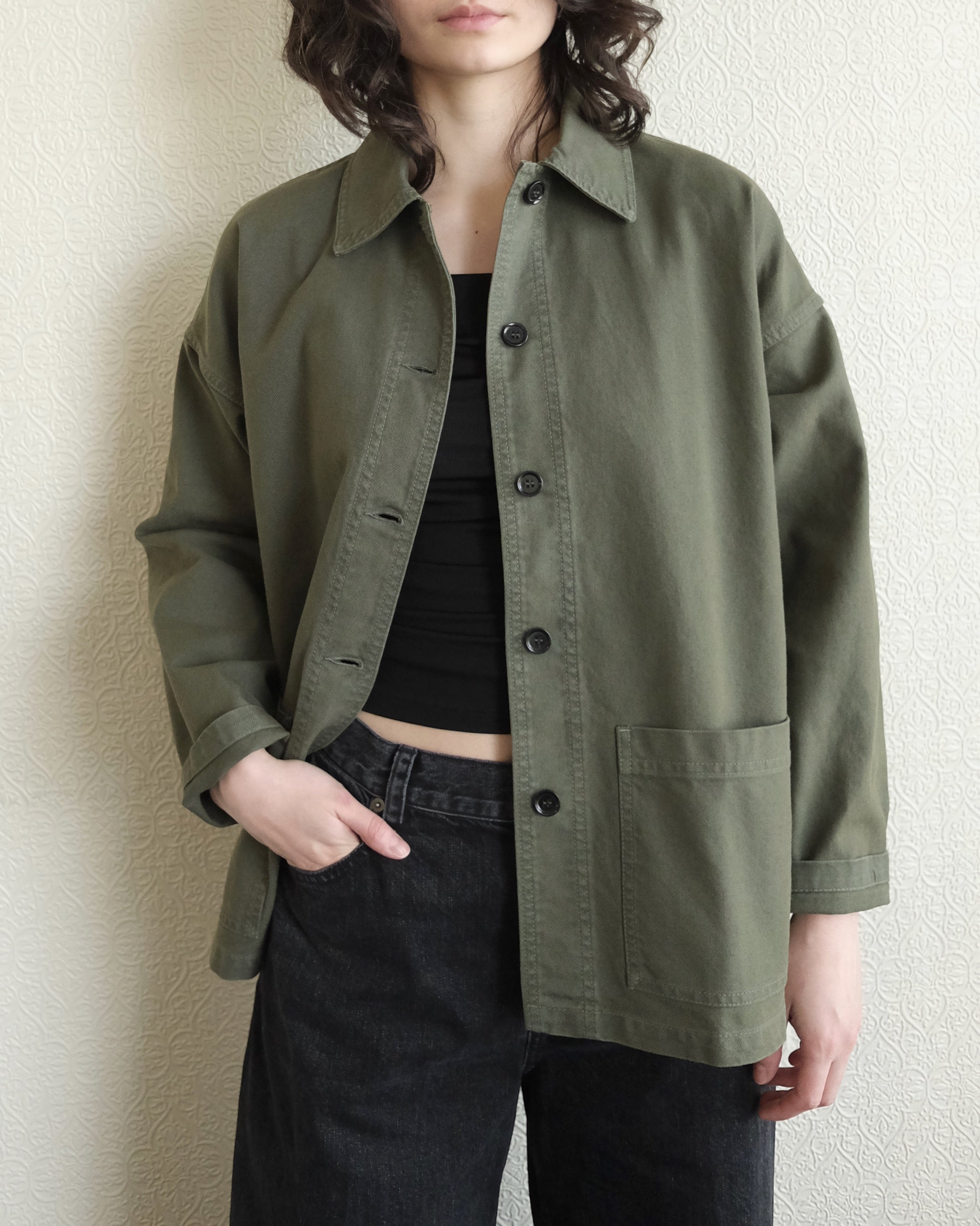 Vetra Oversize Jacket, Jade