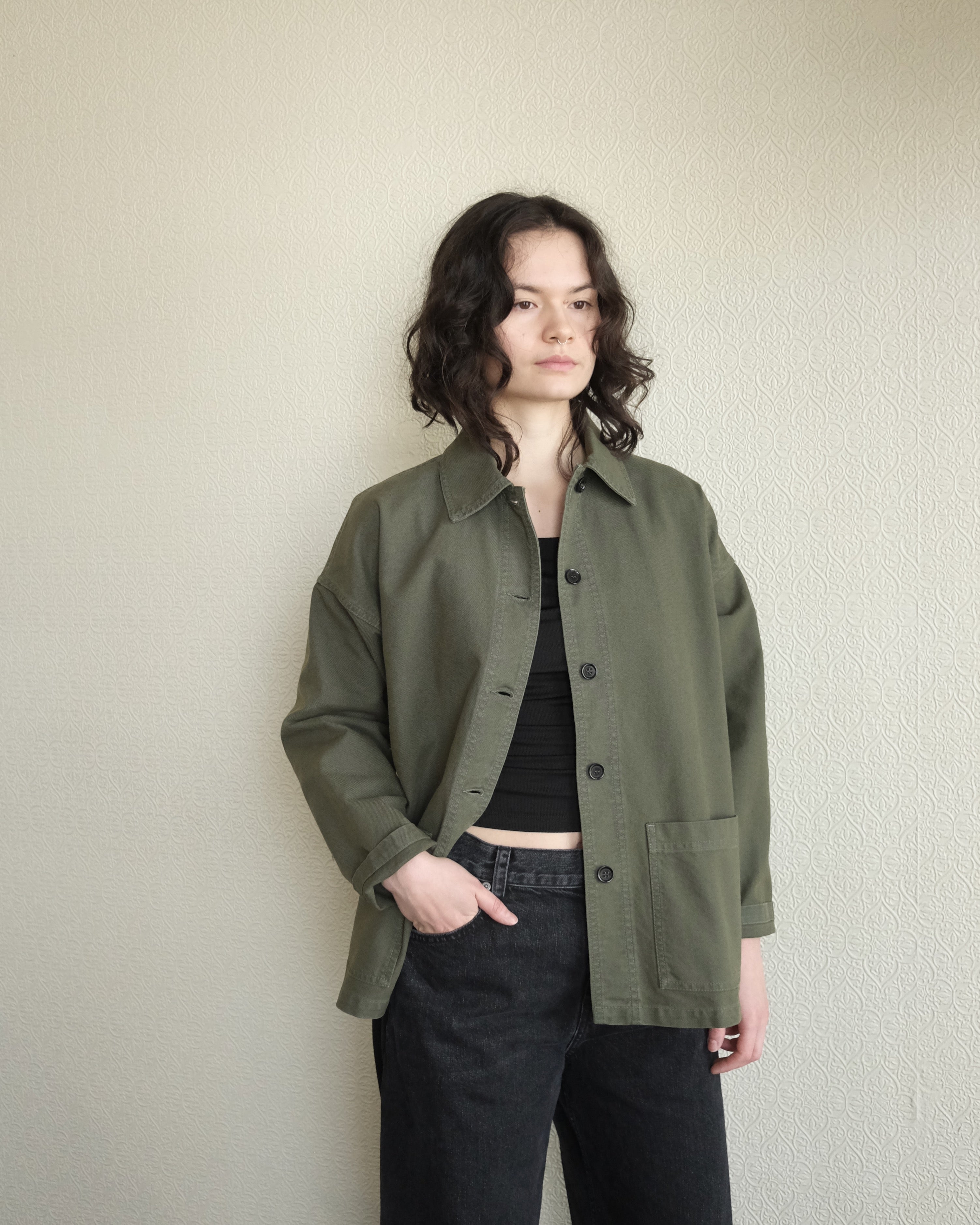Vetra Oversize Jacket, Jade