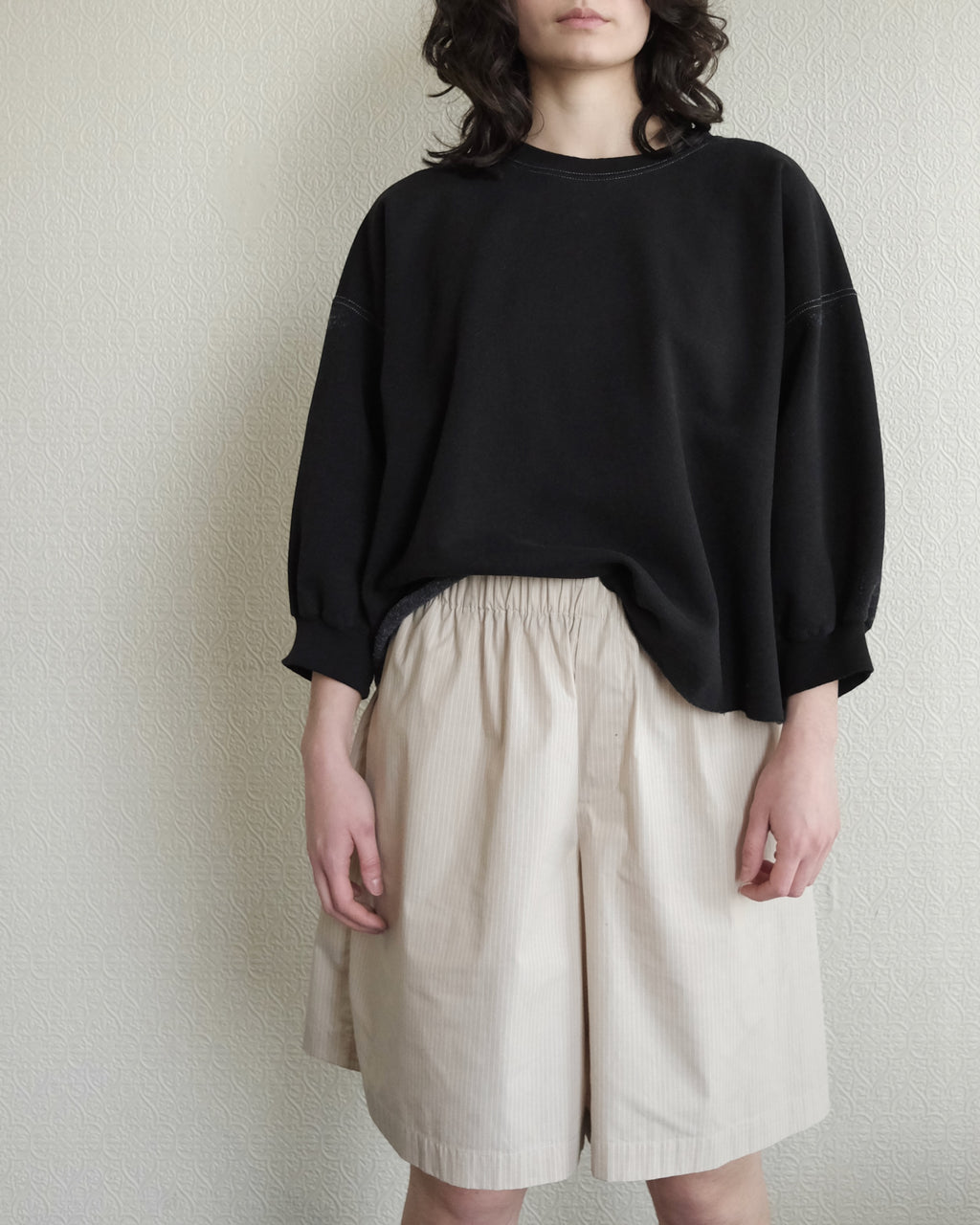 Claude Shorts, Brown Stripe