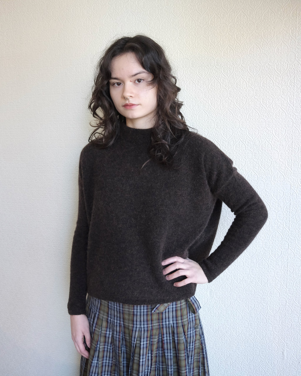 Kunlun Sweater, Chocolate Brown