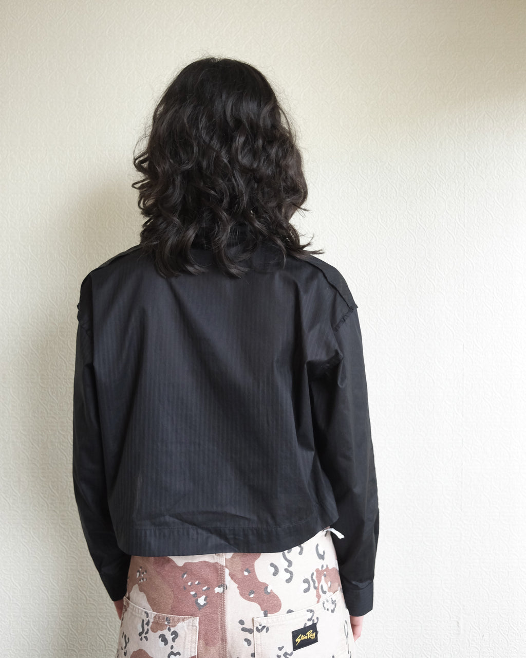 Lexi Zip Shirt, Black