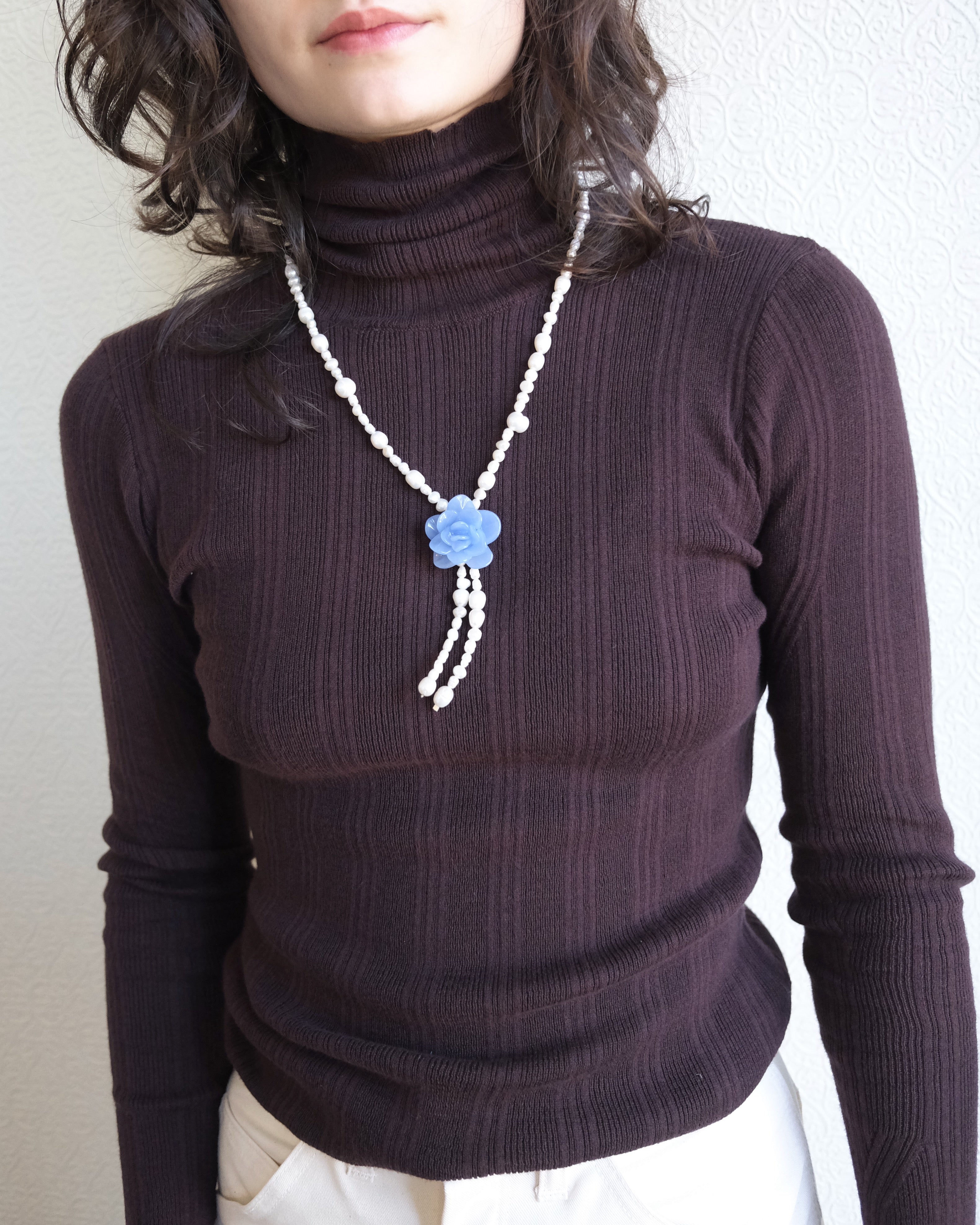 Zelda Necklace, Freshwater Pearl