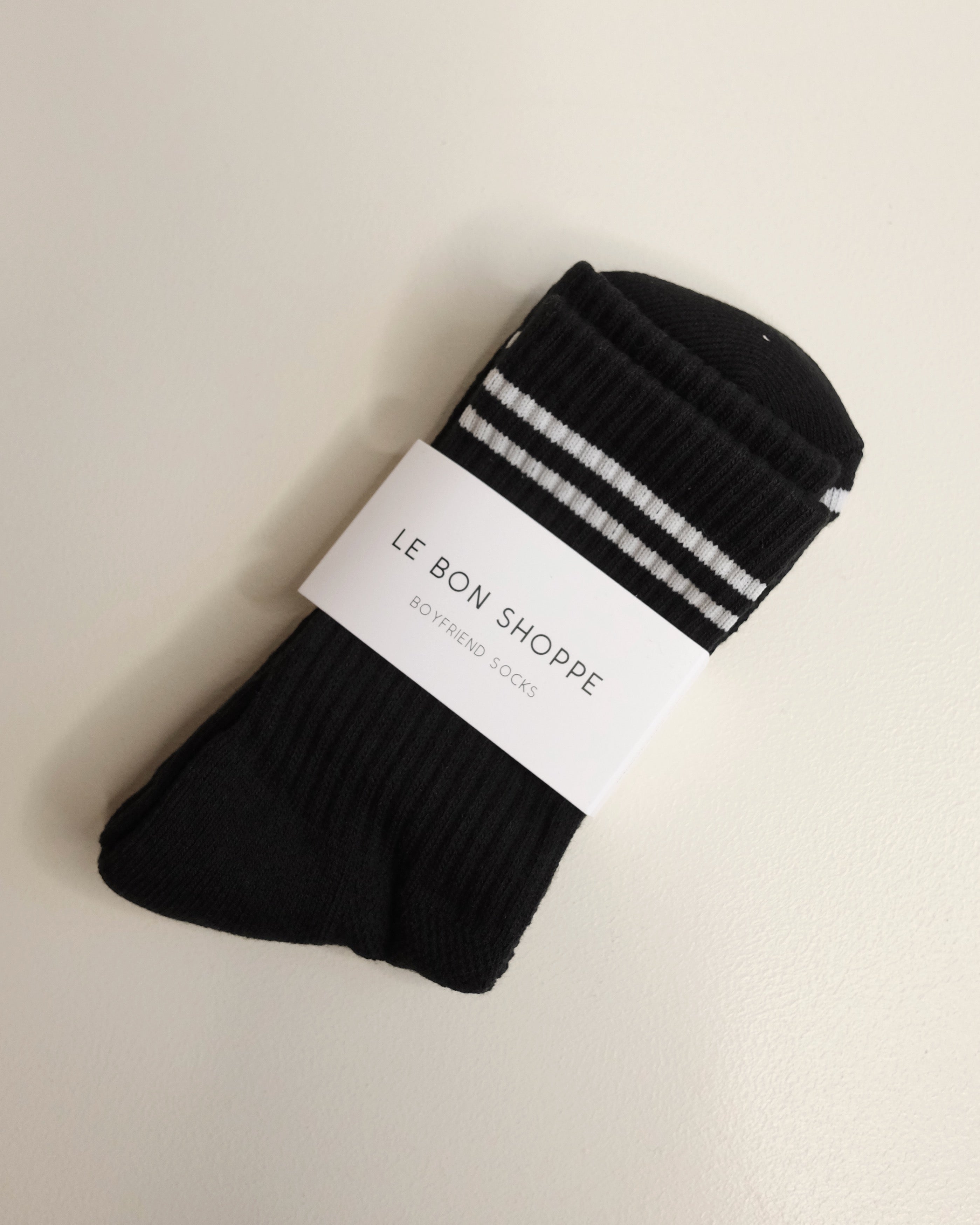 Boyfriend Socks, Noir
