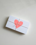 Neon Heart Gift Tags