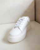 Sporty Mix Sneakers, Egret White