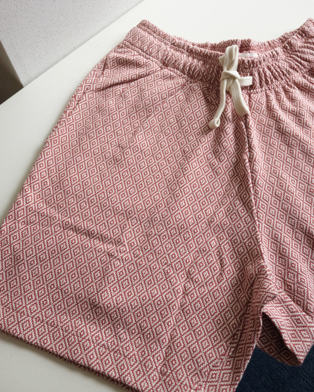 Jacquard Shorts, Coral