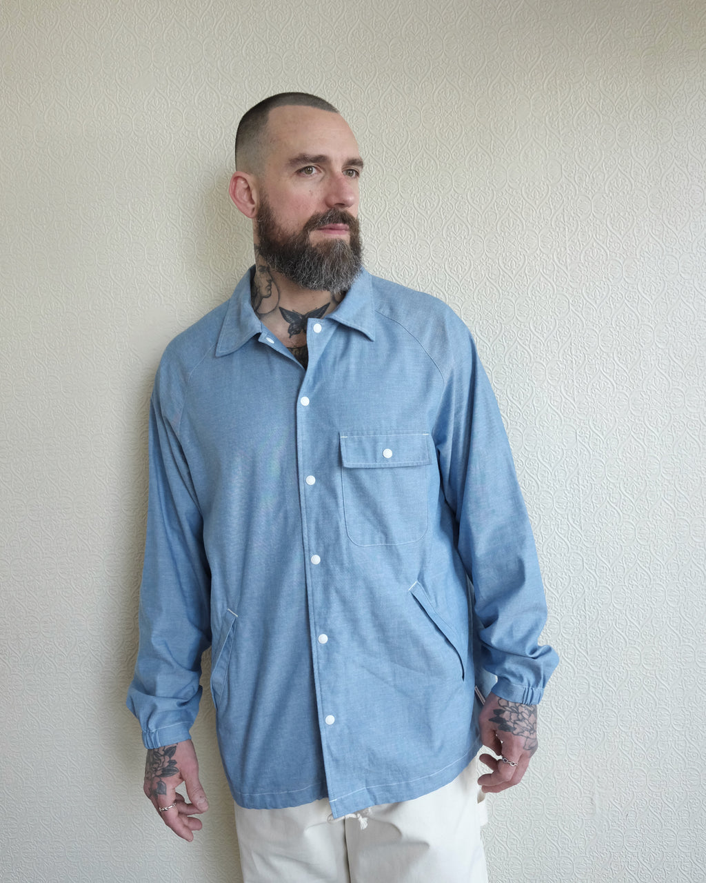 Beach Breaker Jacket, Blue Dungaree