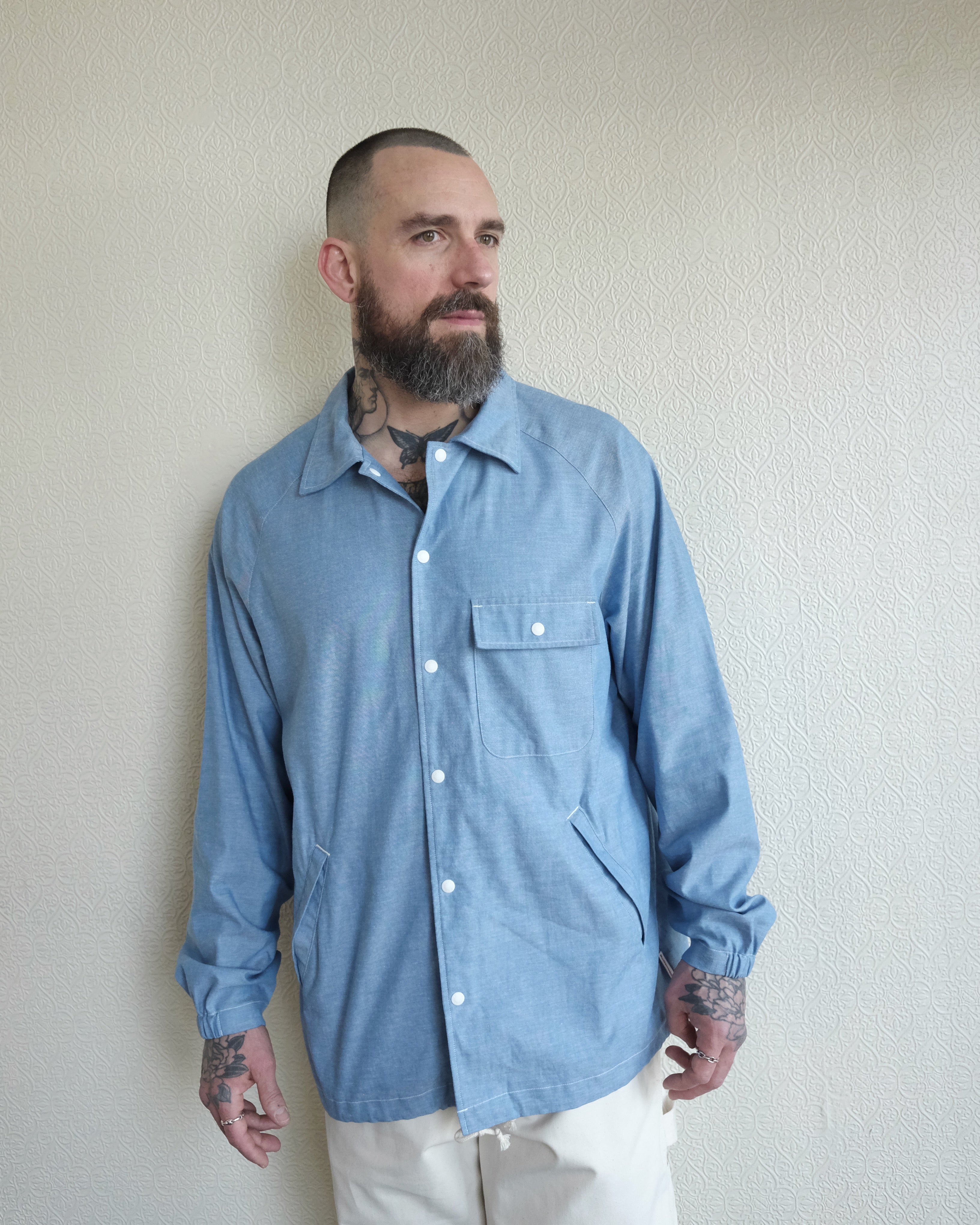 Beach Breaker Jacket, Blue Dungaree