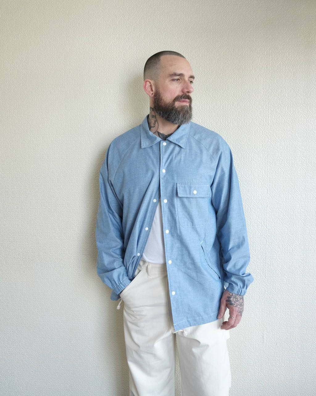 Beach Breaker Jacket, Blue Dungaree
