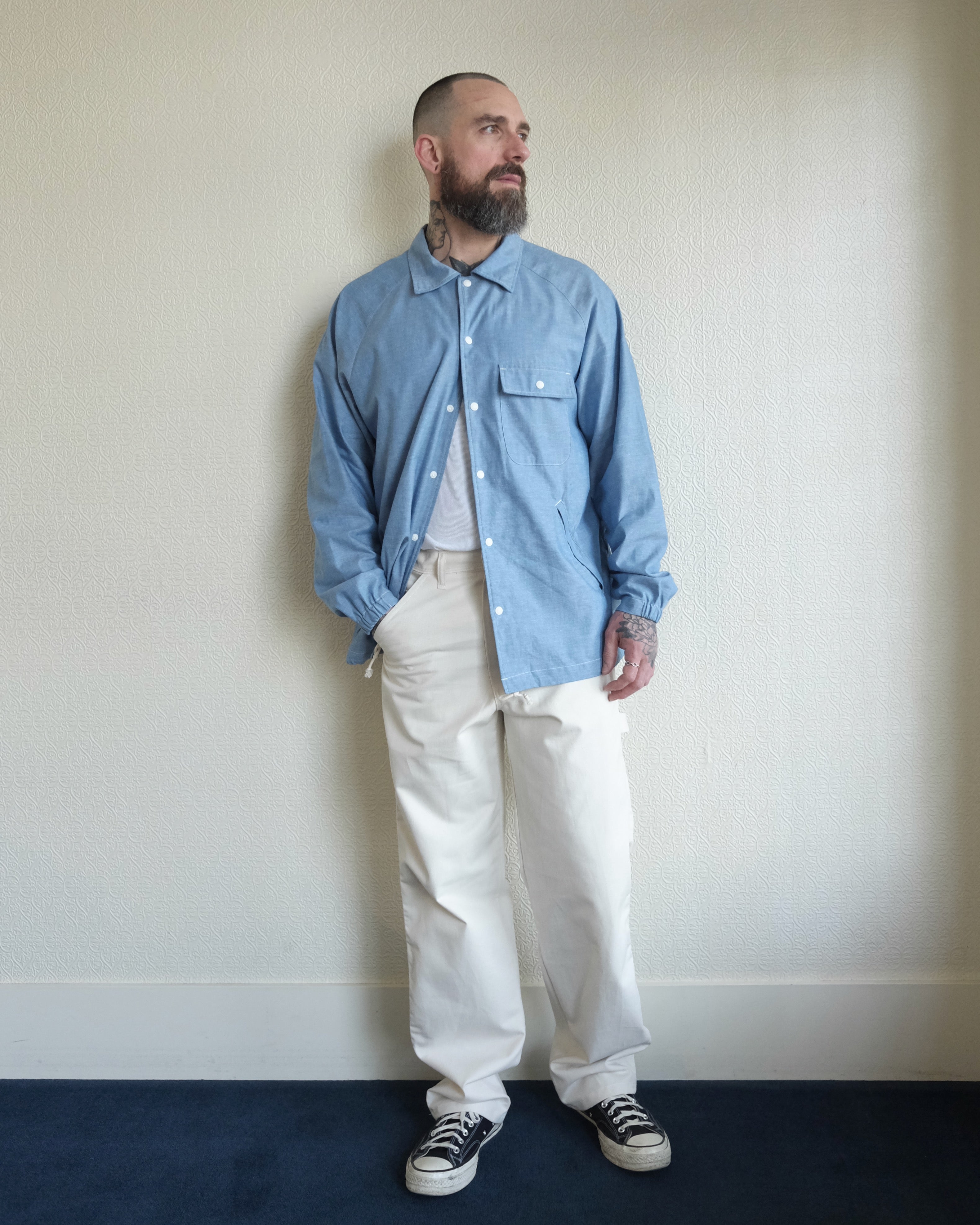 Beach Breaker Jacket, Blue Dungaree