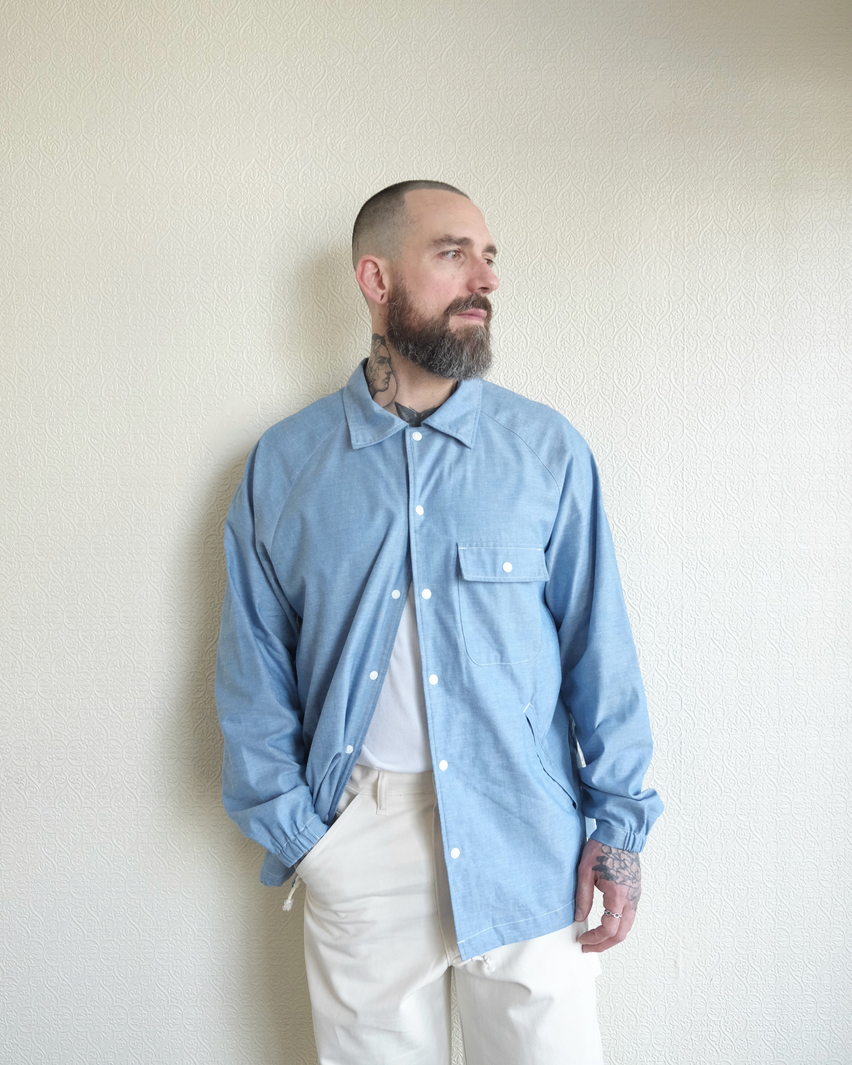 Beach Breaker Jacket, Blue Dungaree