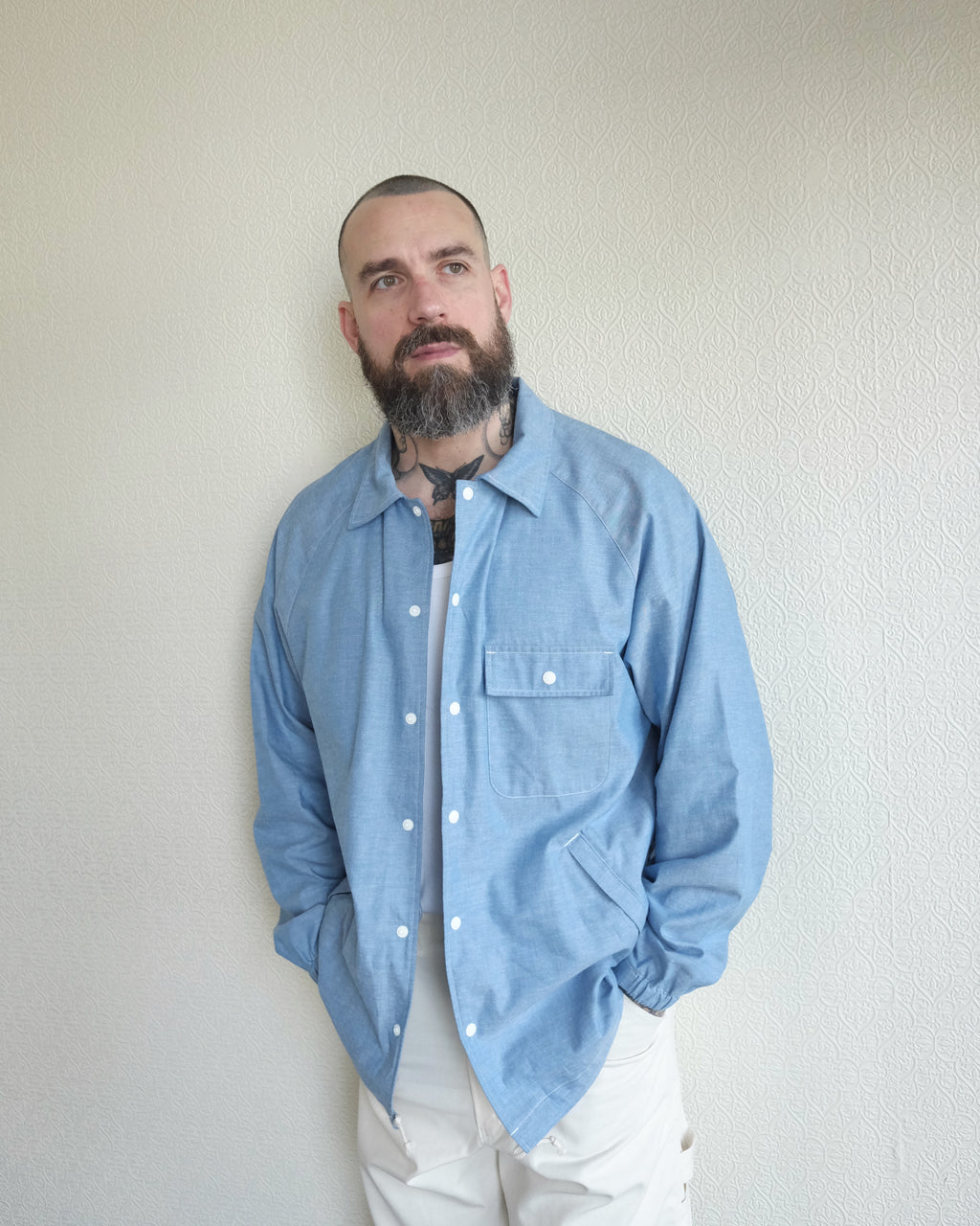 Beach Breaker Jacket, Blue Dungaree