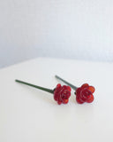 Rose Cocktail Stick, Red