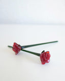 Rose Cocktail Stick, Red
