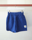 Linen Shorts, Cobalt Blue