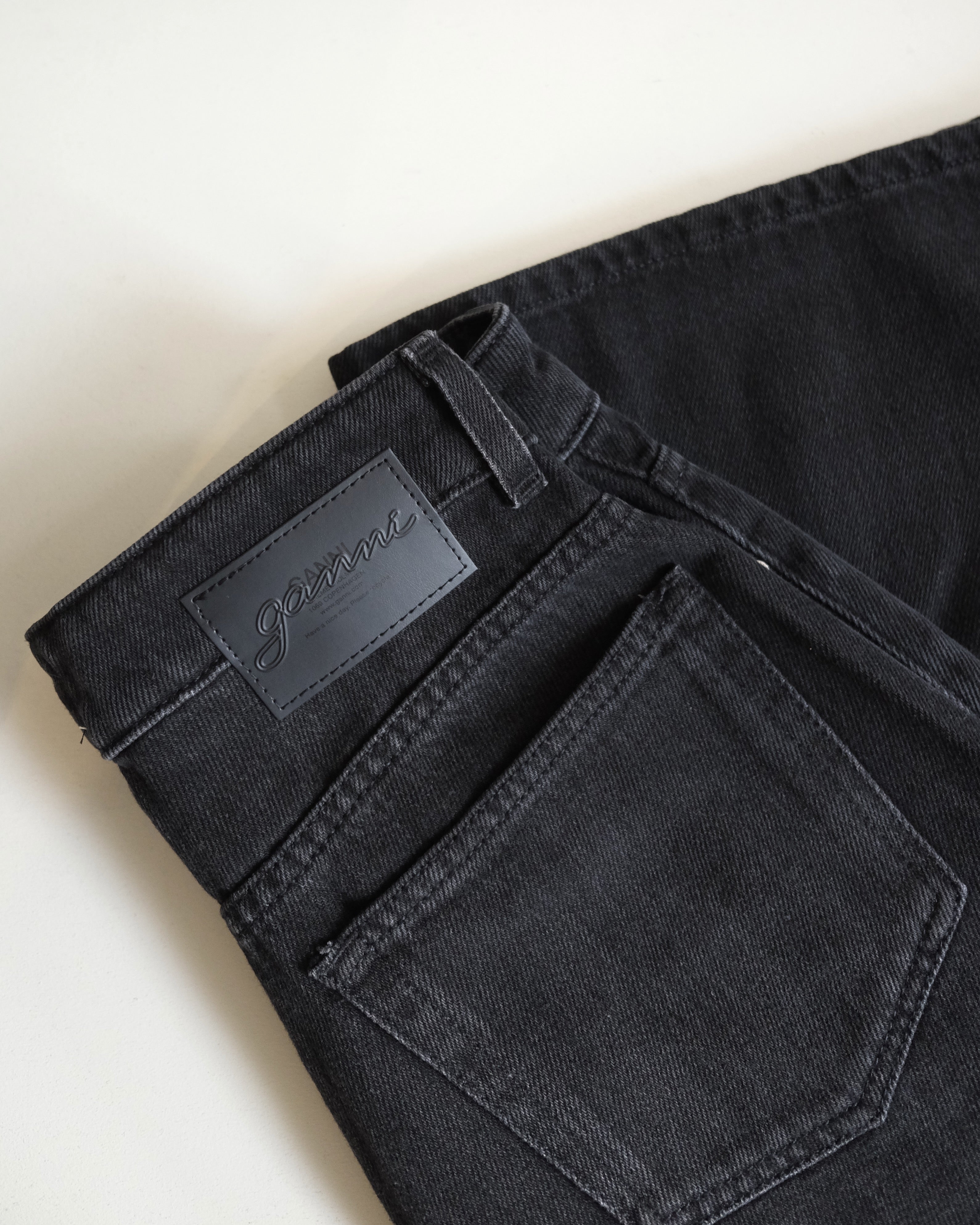 Black Washed Baggy Jeans
