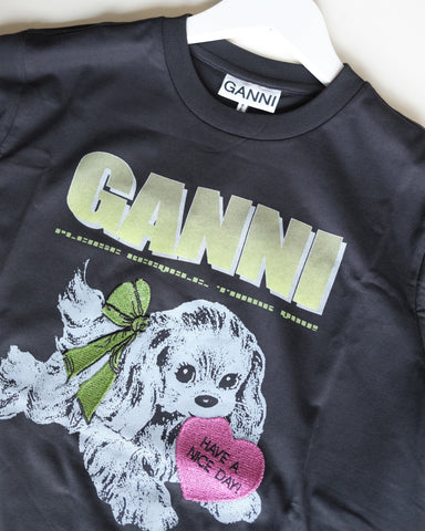 Puppy Tee, Black