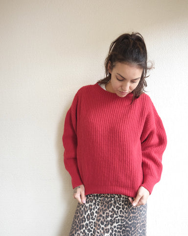 Mea Sweater, Red