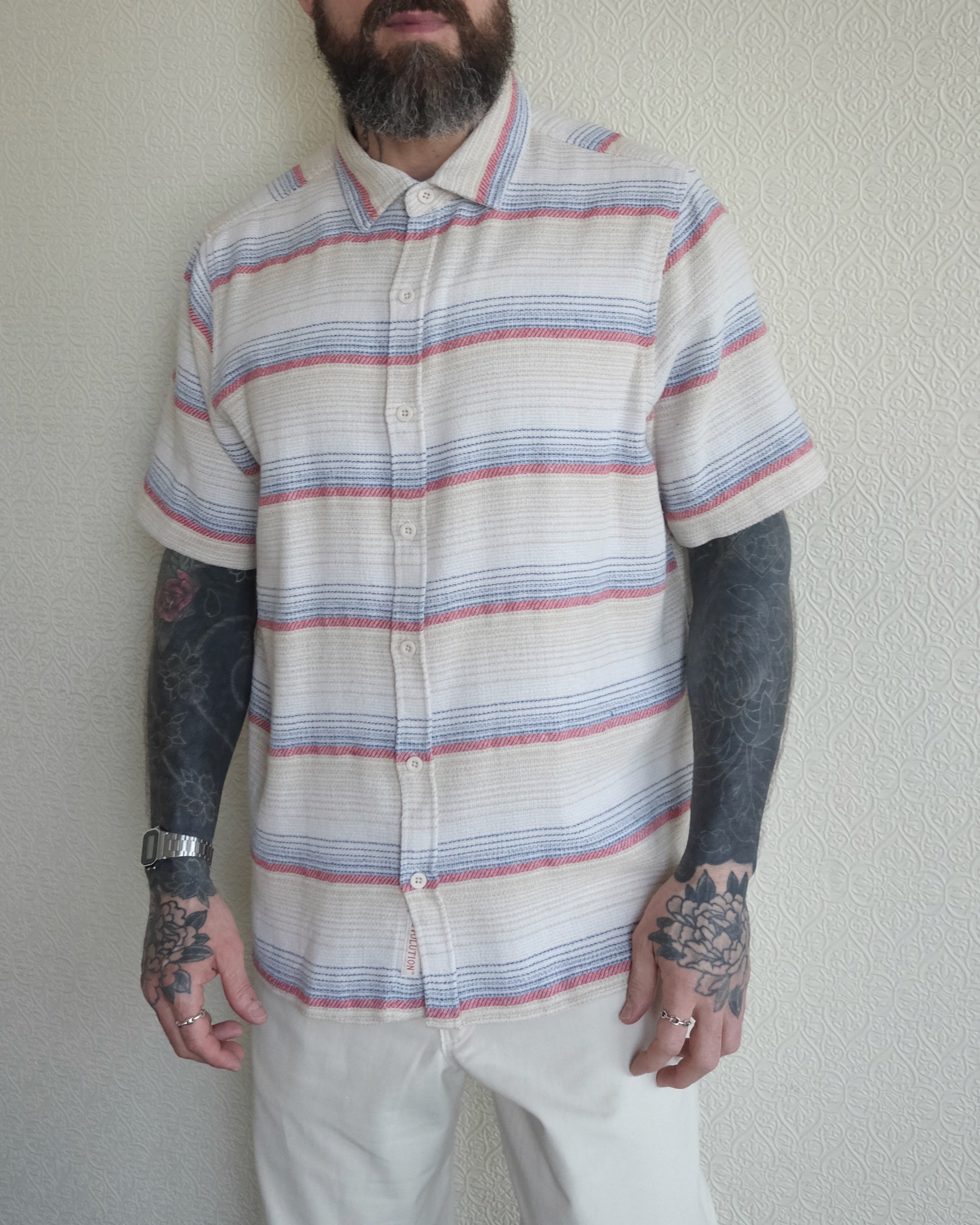 Striped Short Sleeve, Red