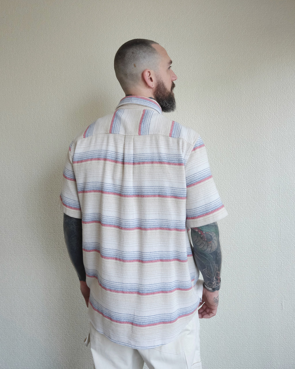 Striped Short Sleeve, Red