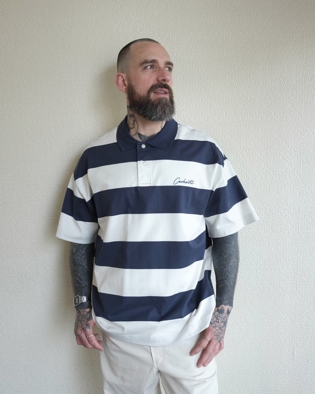 Delray Polo Shirt, Stripe
