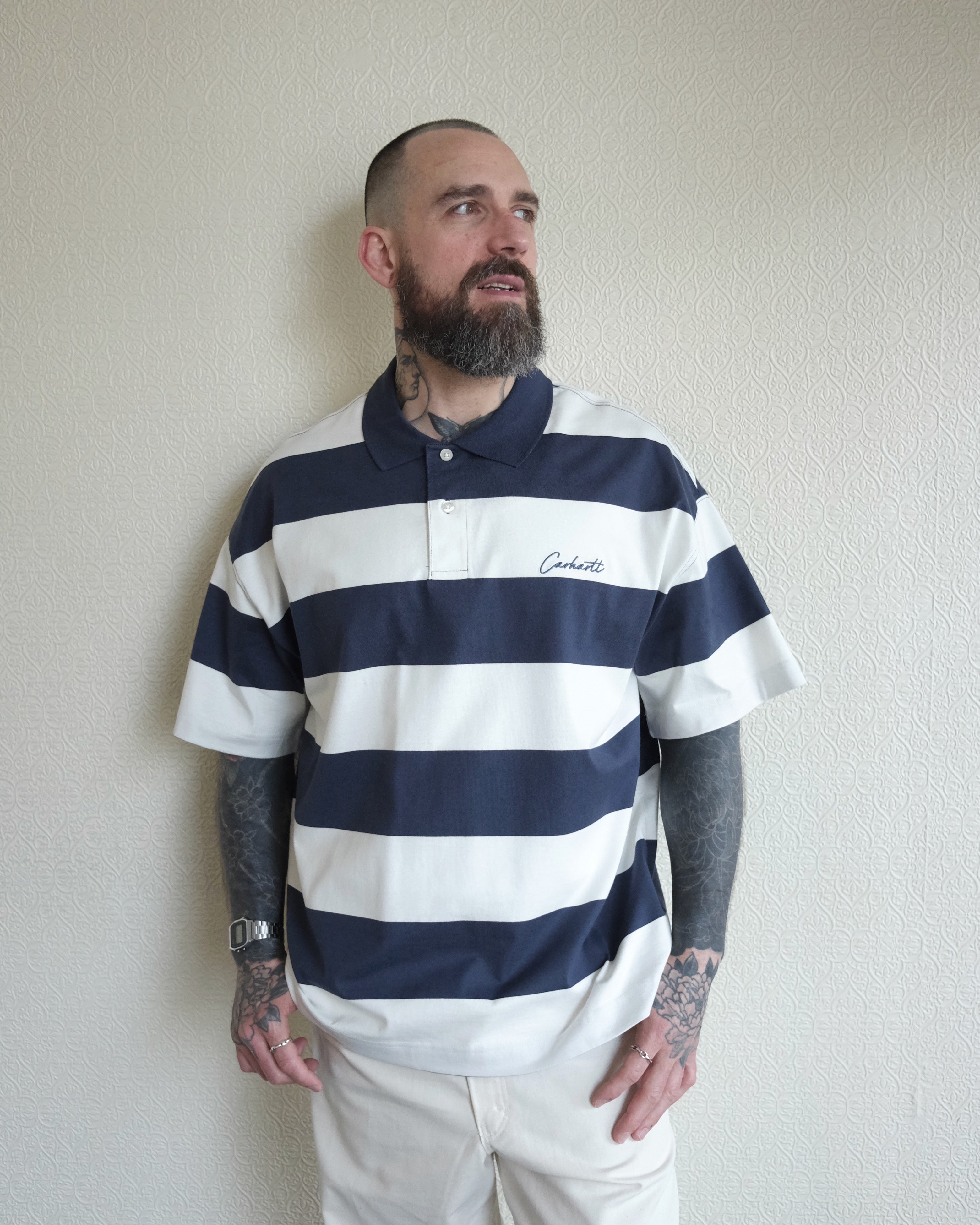 Delray Polo Shirt, Stripe