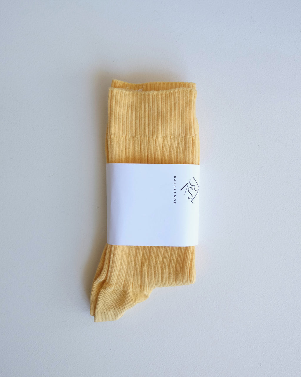 Rib Ankle Socks, Eri Yellow