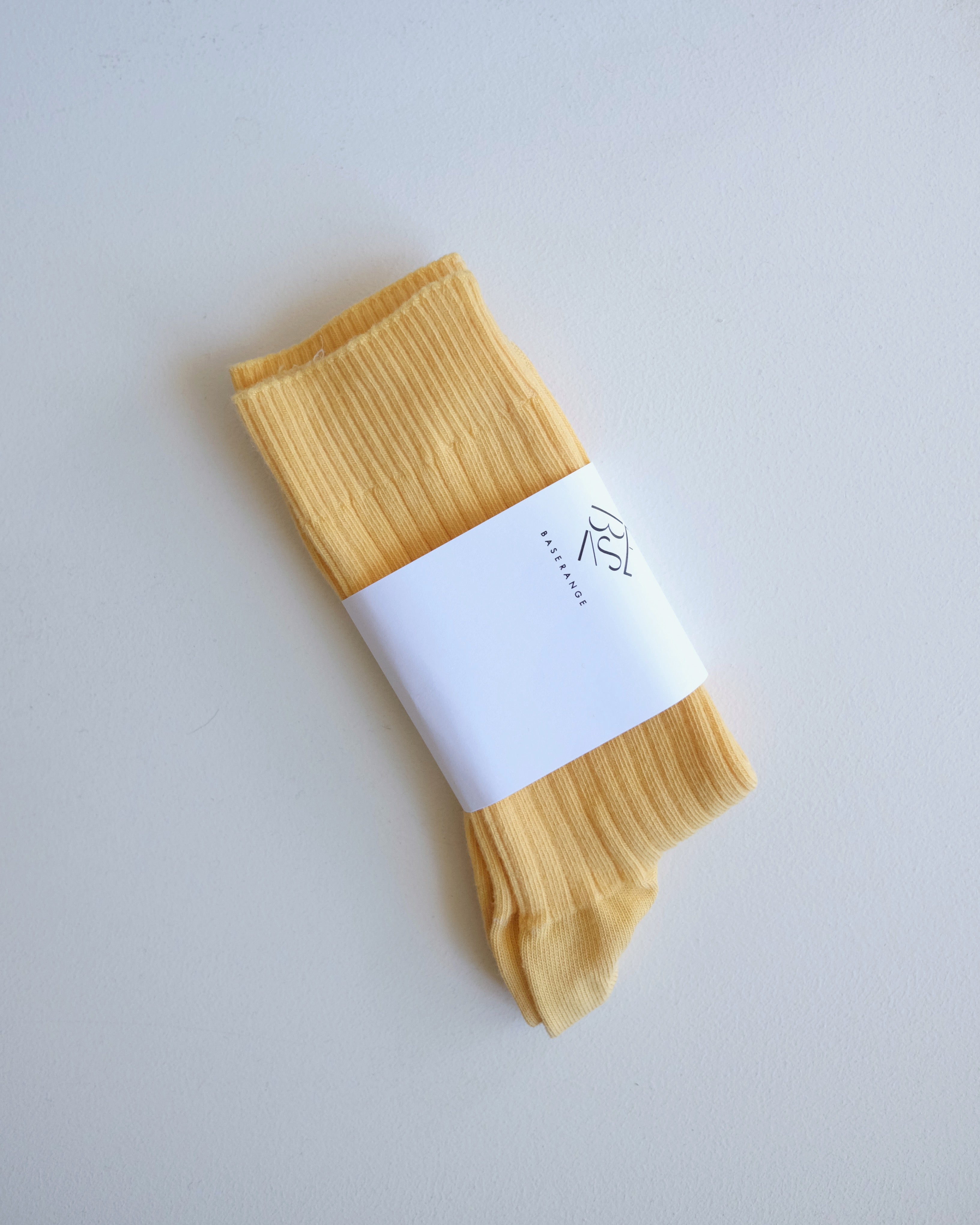 Rib Ankle Socks, Eri Yellow