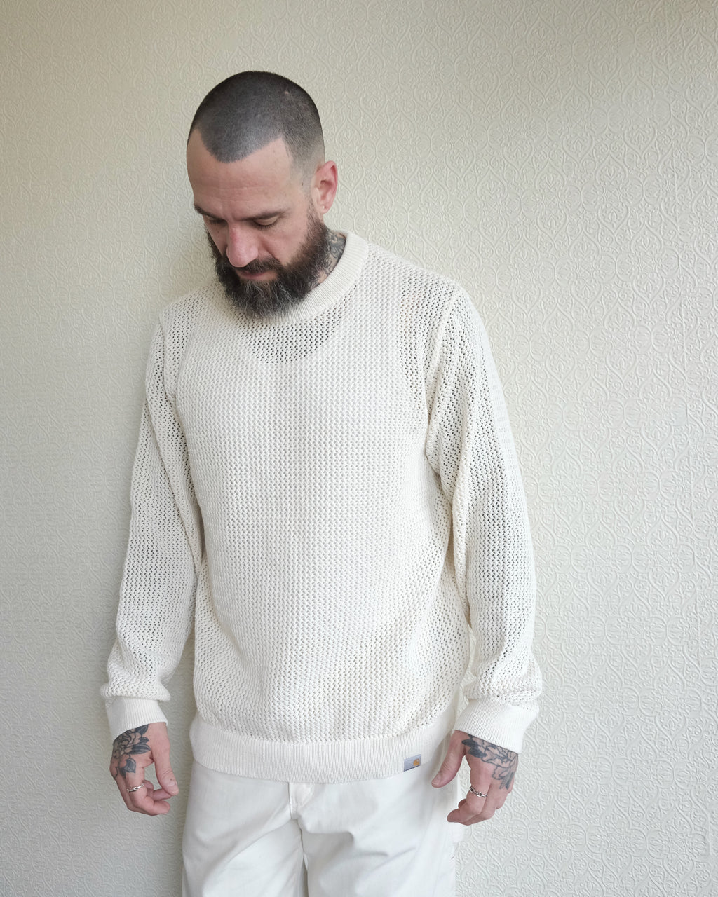 Stockton Sweater, Cream