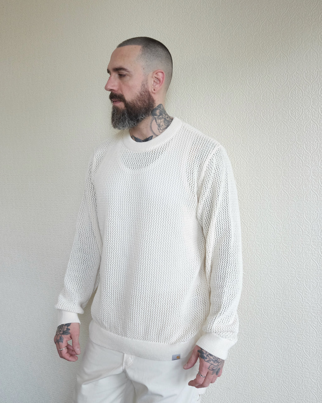 Stockton Sweater, Cream