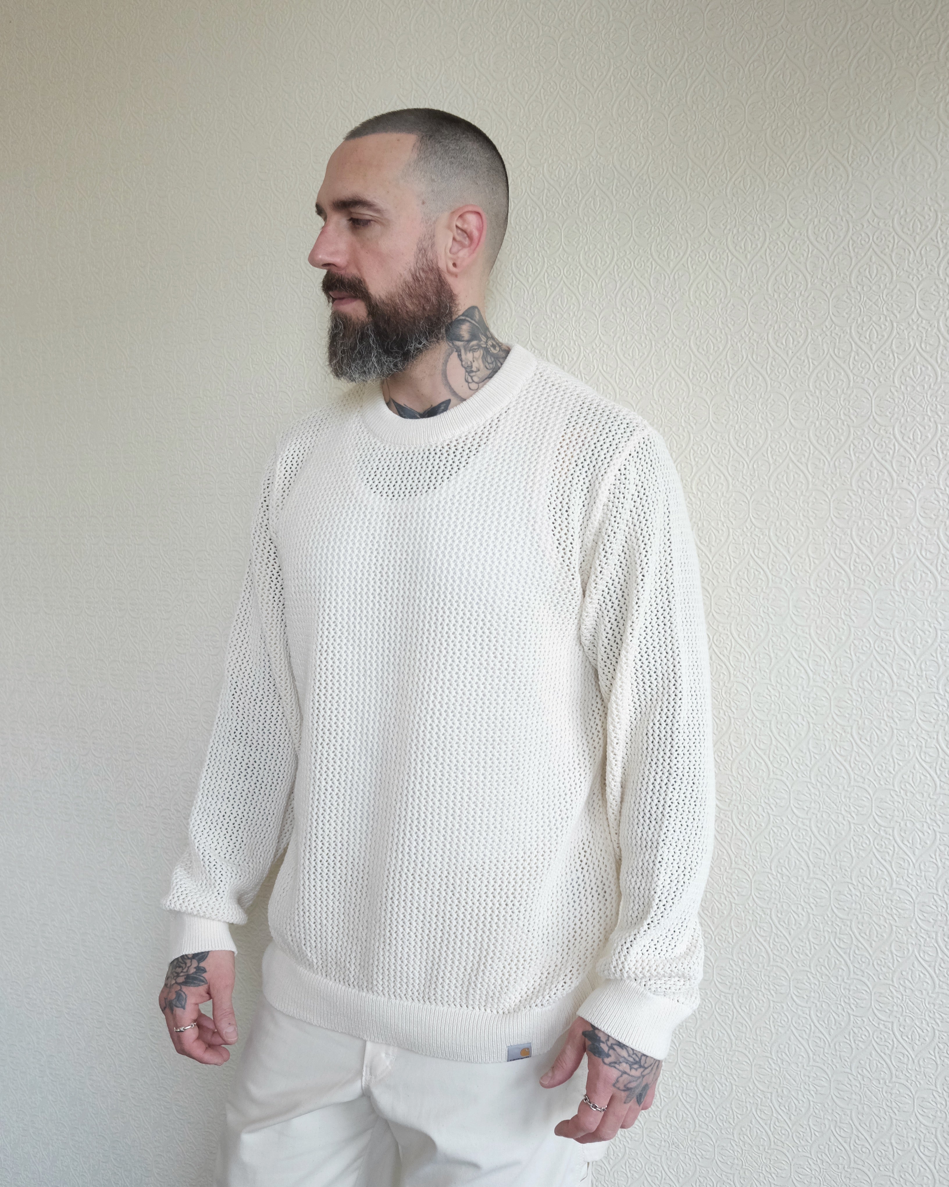 Stockton Sweater, Cream