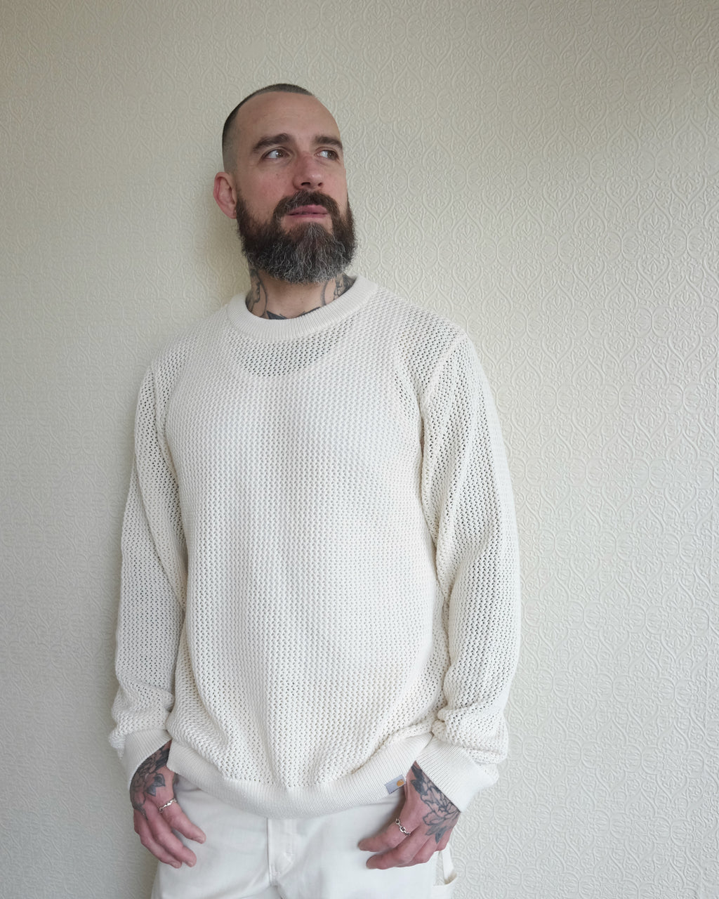 Stockton Sweater, Cream