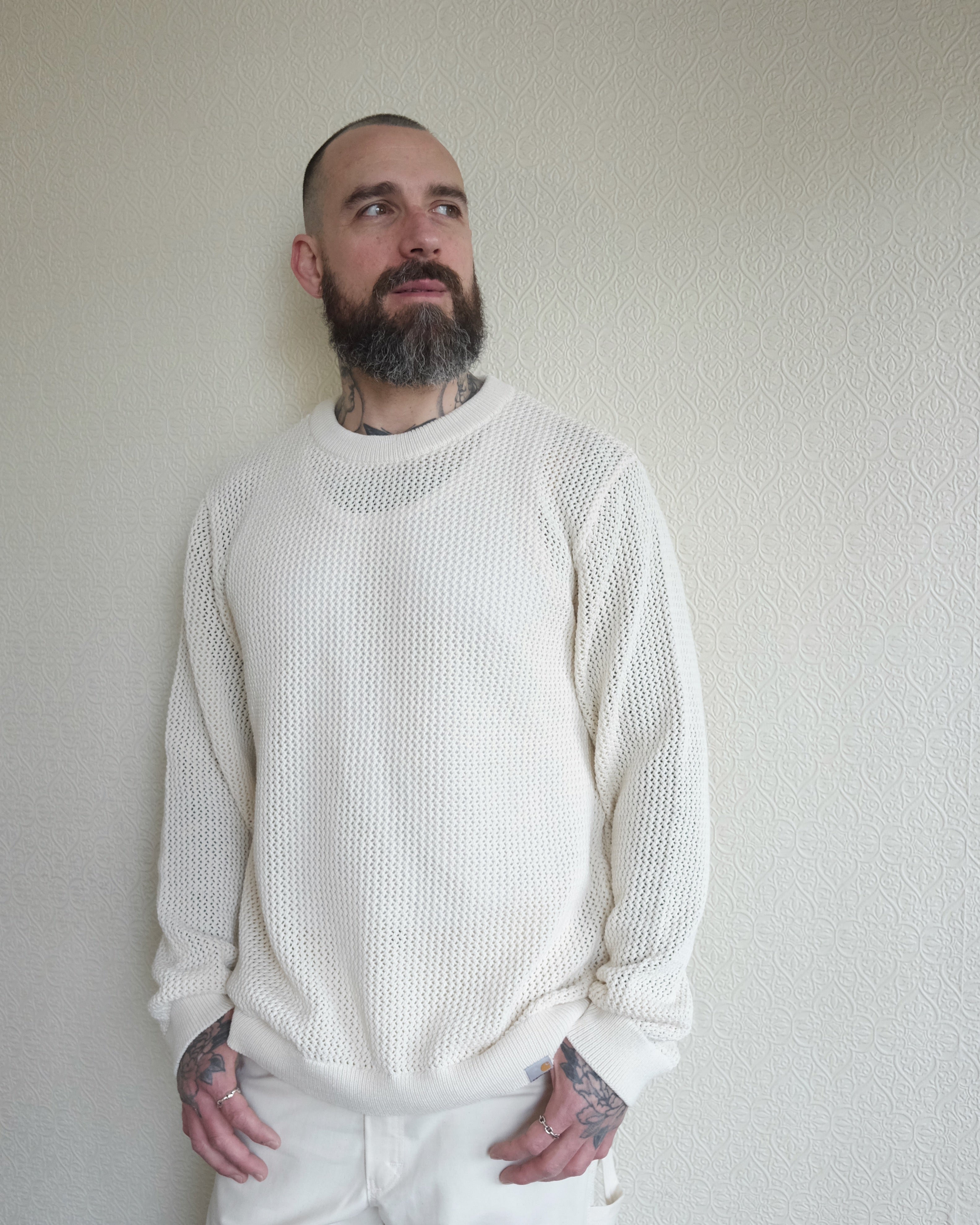 Stockton Sweater, Cream