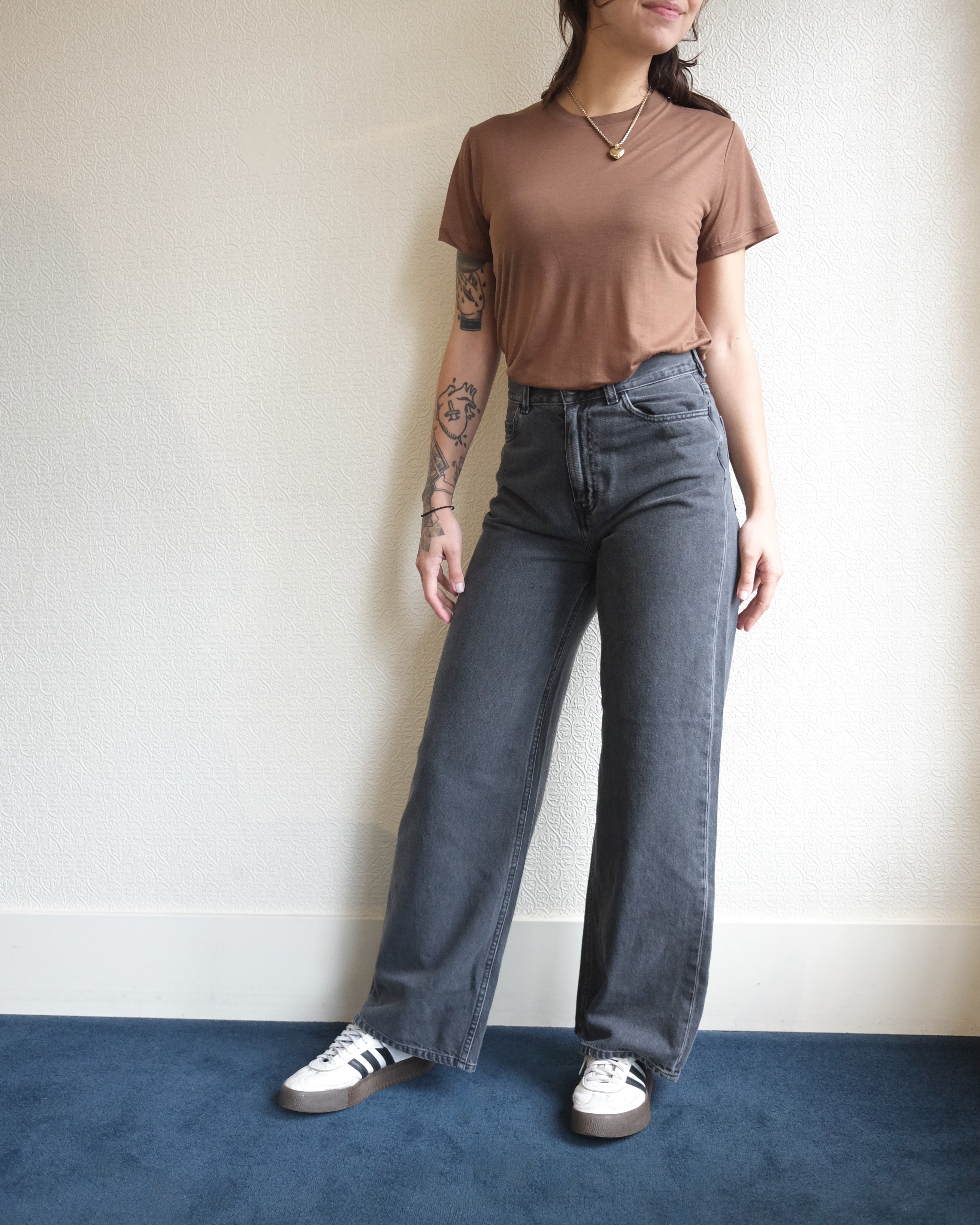 Jane Pant, Black Heavy Stone Wash