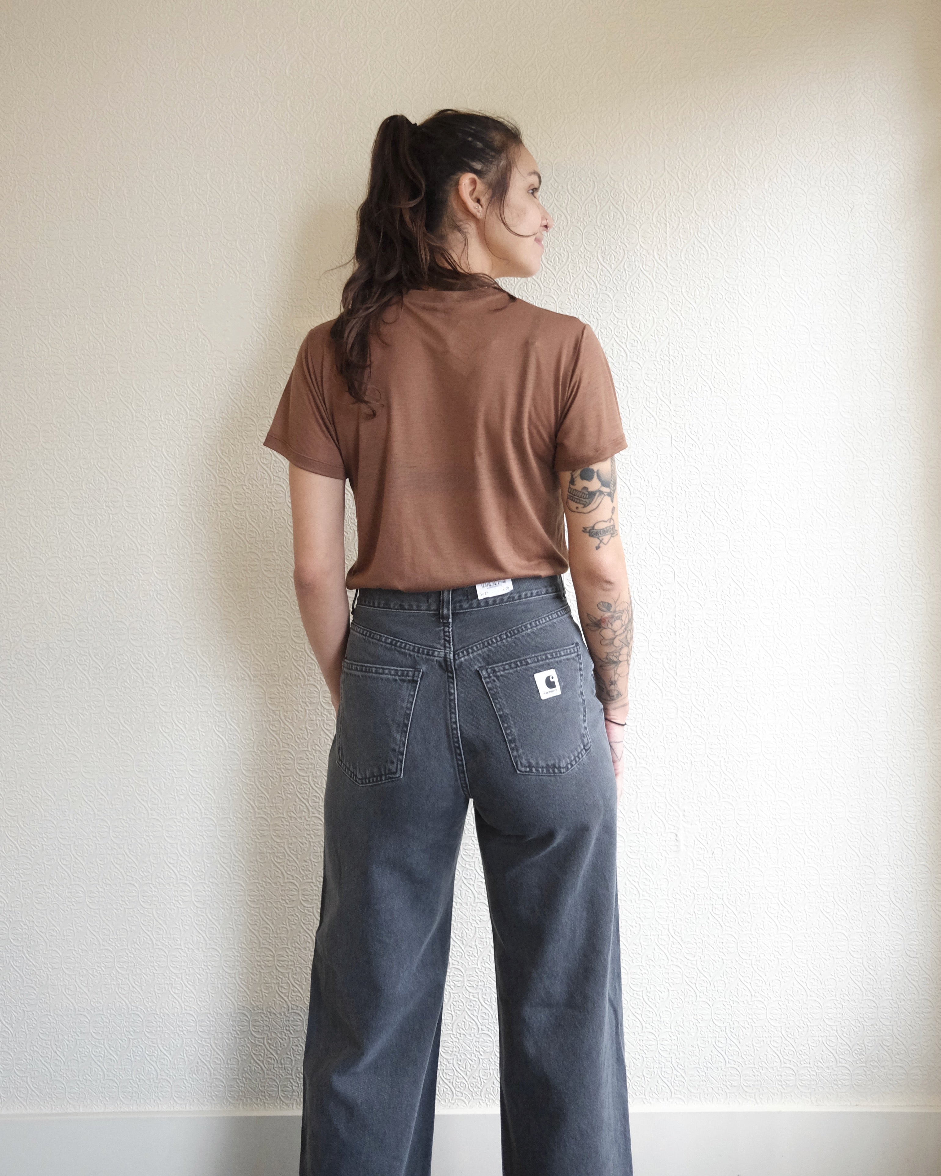 Jane Pant, Black Heavy Stone Wash