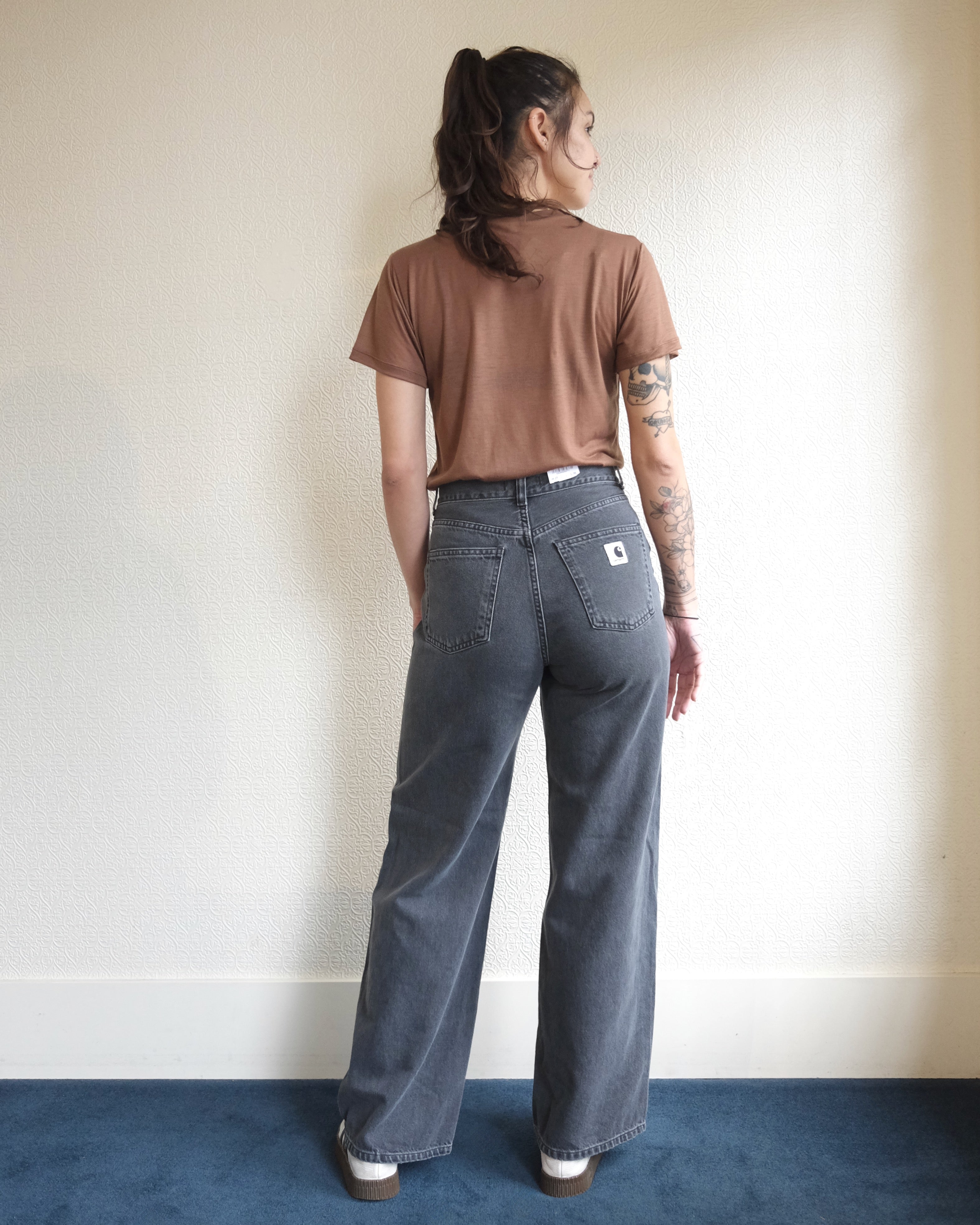 Jane Pant, Black Heavy Stone Wash