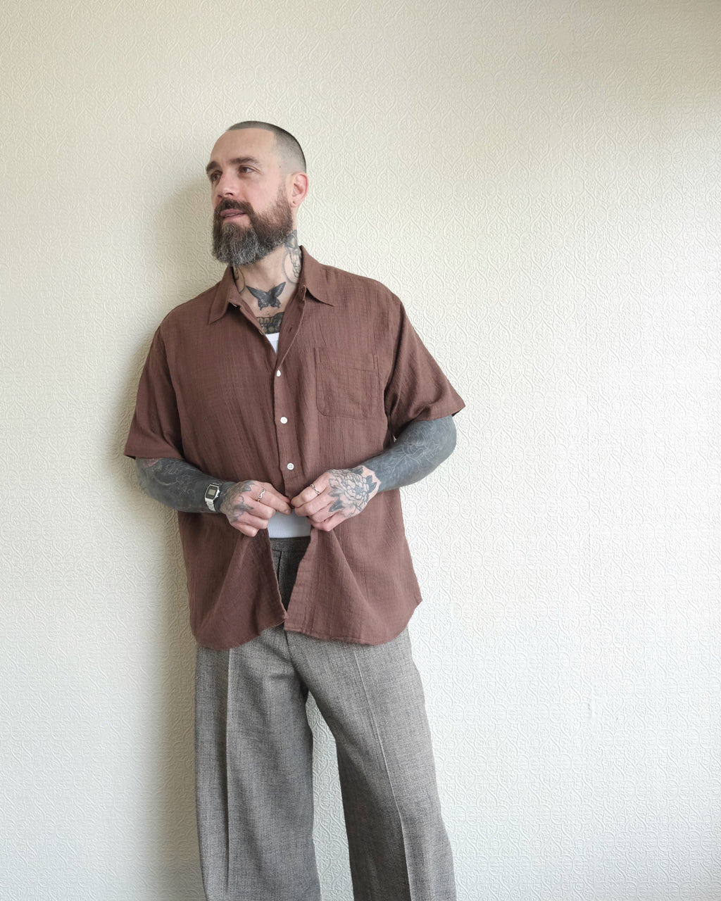 Roque Shirt, Aztec Brown
