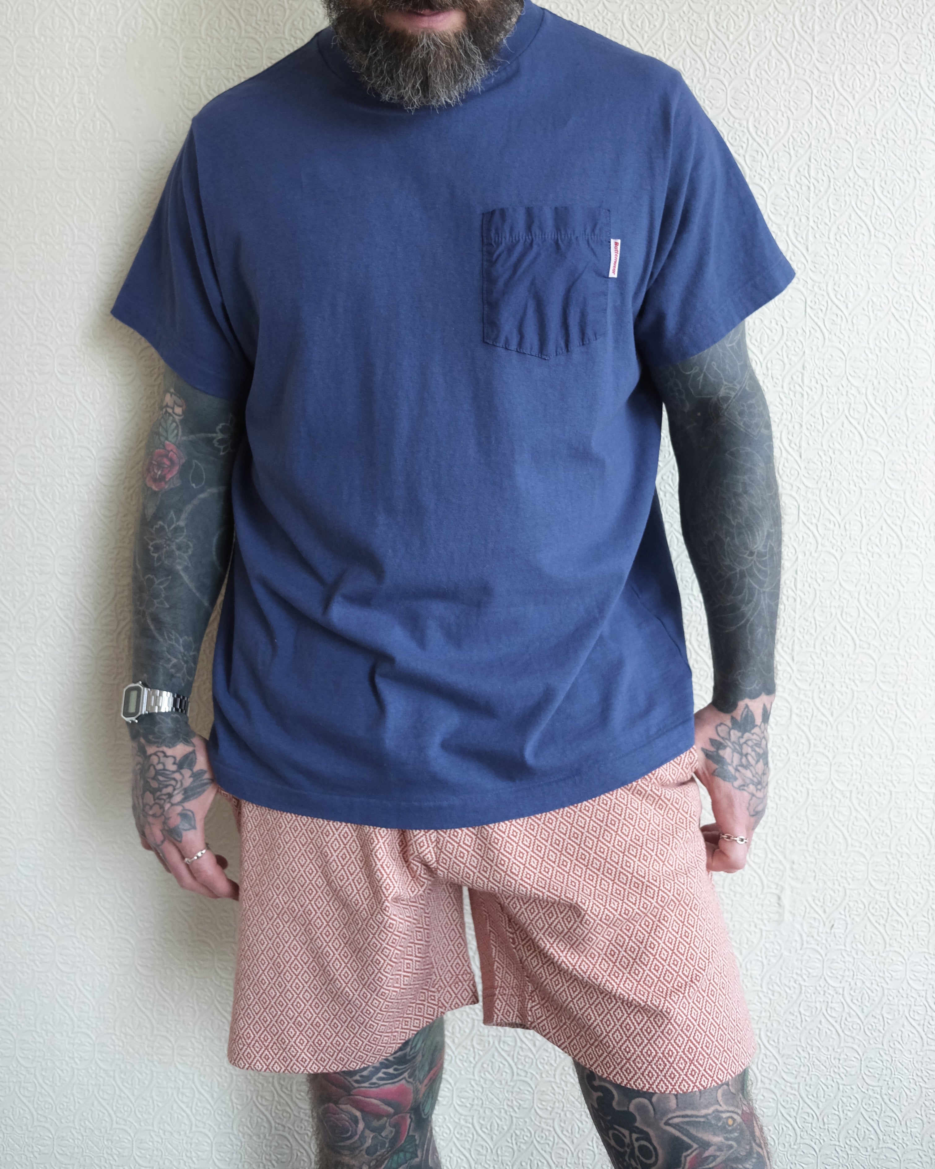 Jacquard Shorts, Coral