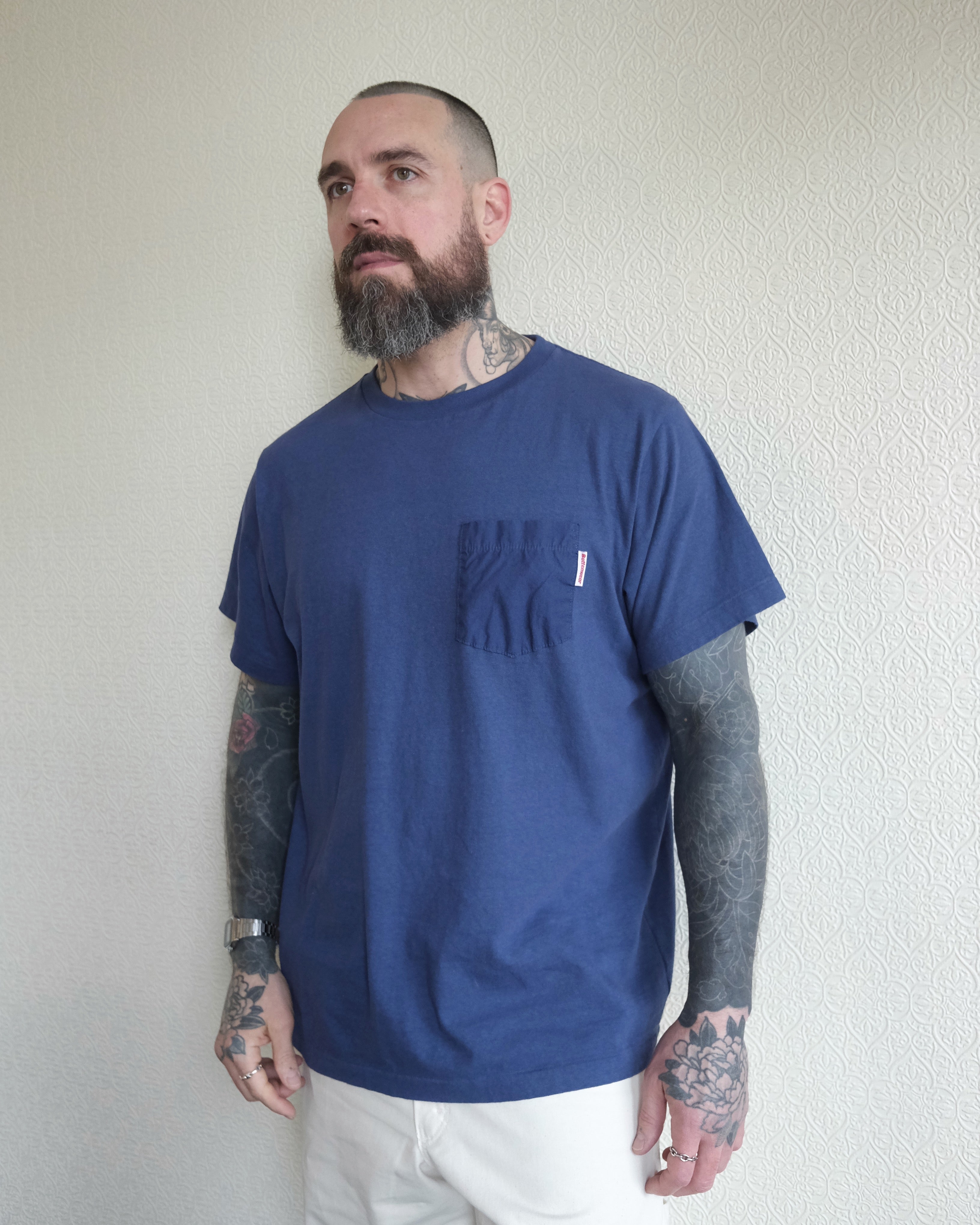 Pocket On Tee, Navy