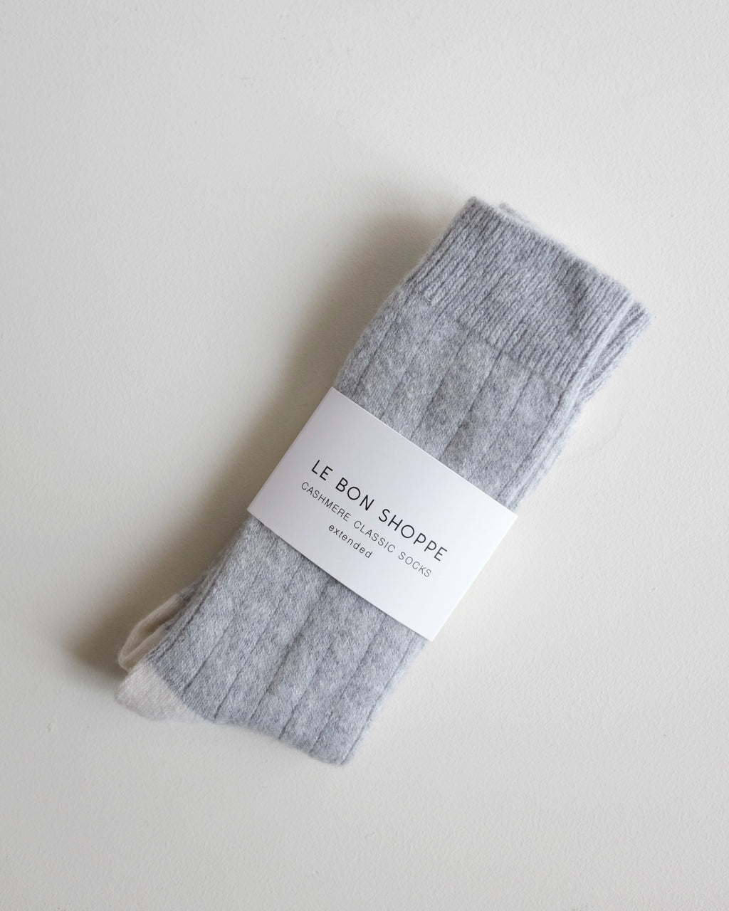 Mens Cashmere Socks, Grey Melange