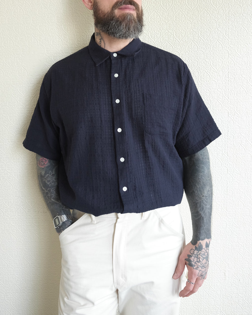 Roque Shirt, Navy