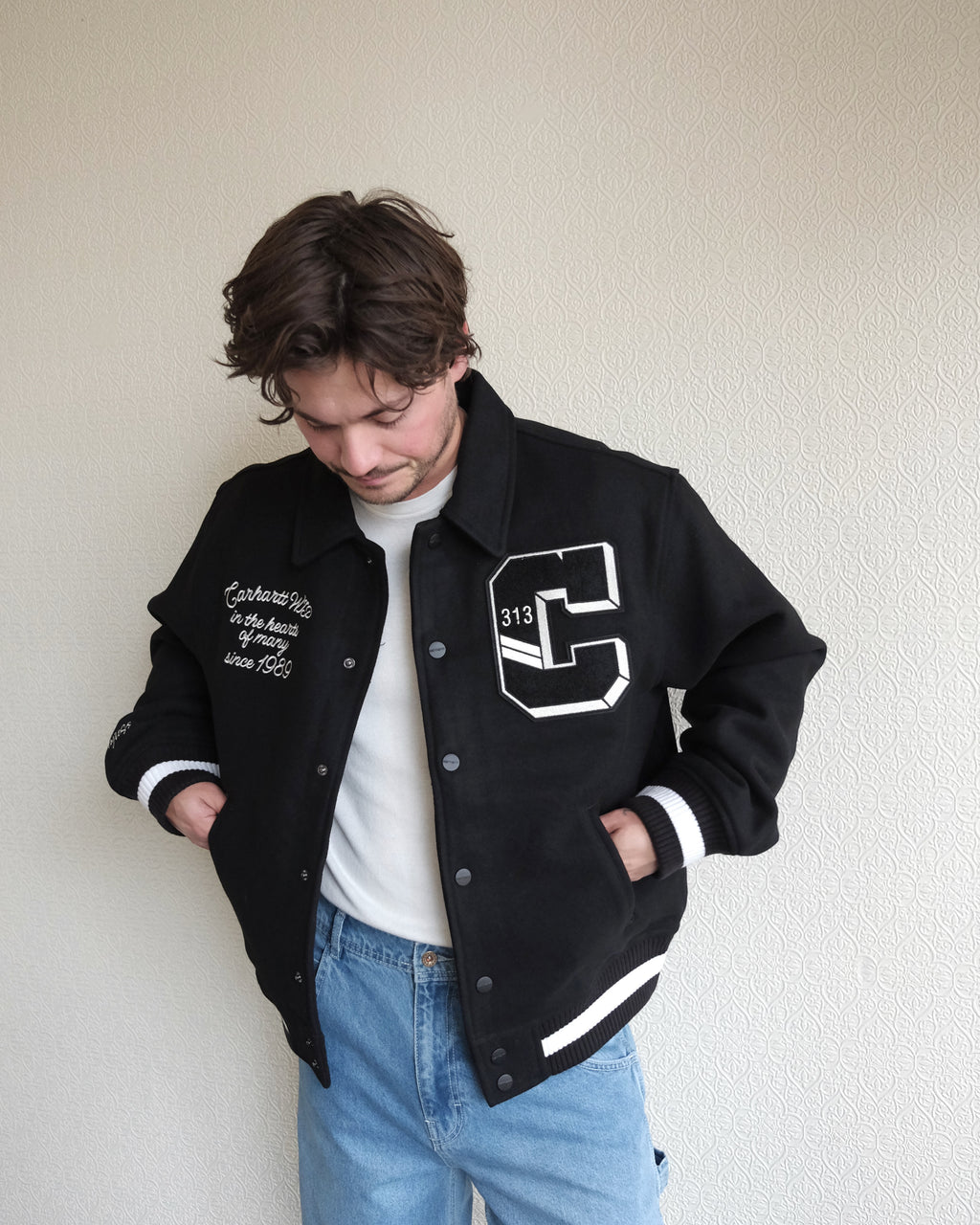 Varsity Jacket, Black