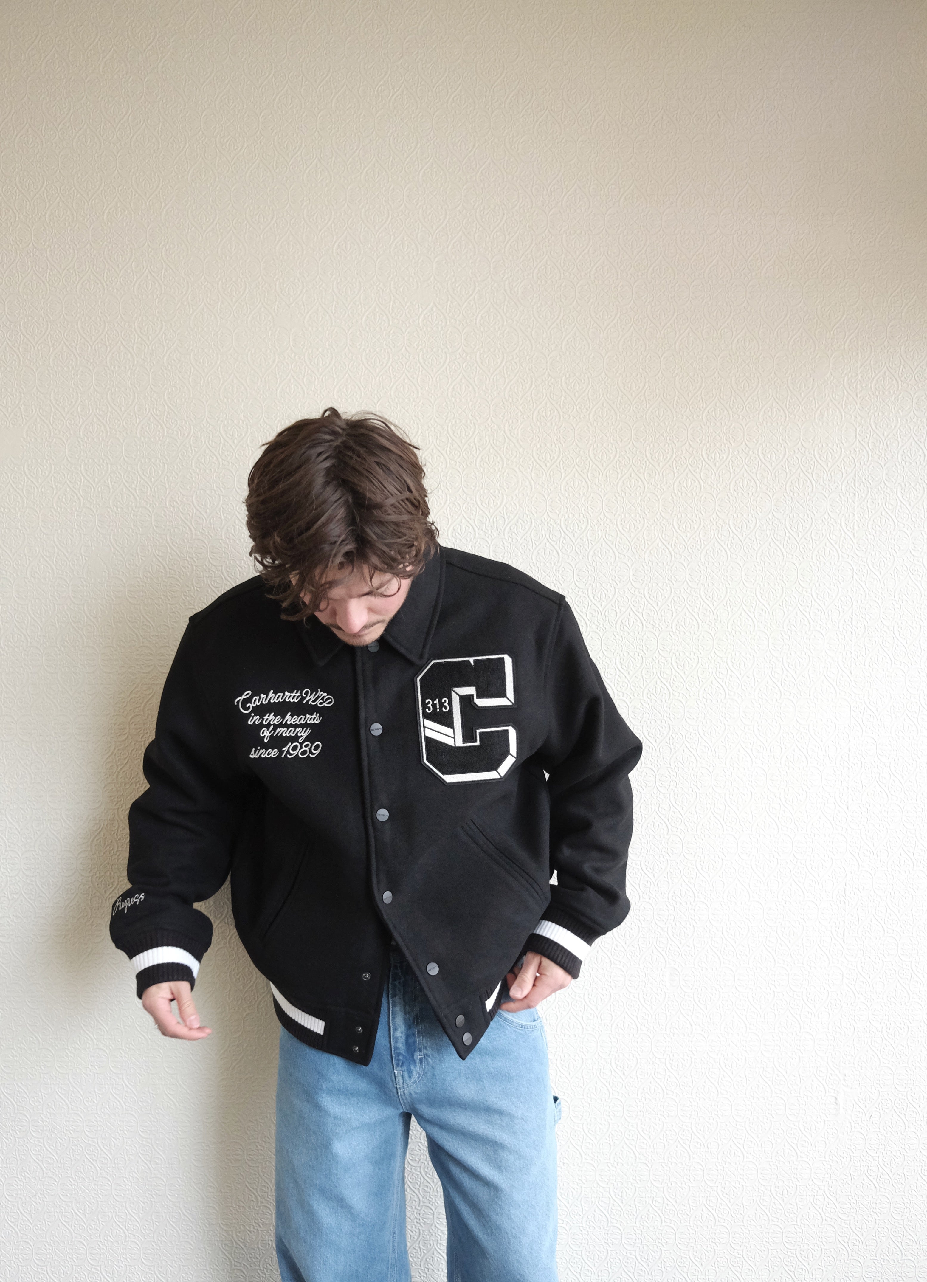 Varsity Jacket, Black
