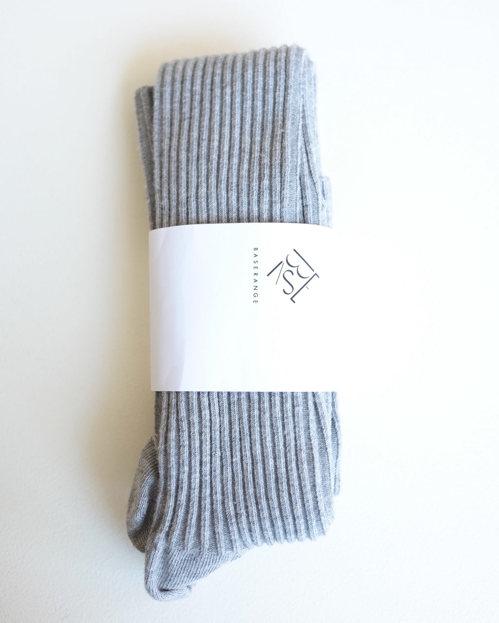 Overknee Socks, Grey Melange