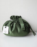 Dumpling Bag, Forest Satin