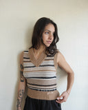 Soft Wool Stripe Vest