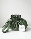 Dumpling Bag, Forest Satin